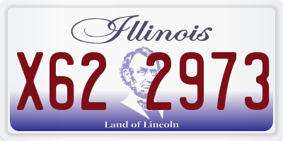 IL license plate X622973