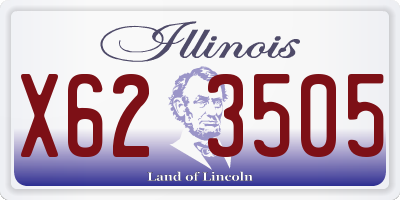 IL license plate X623505