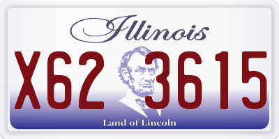 IL license plate X623615