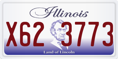 IL license plate X623773