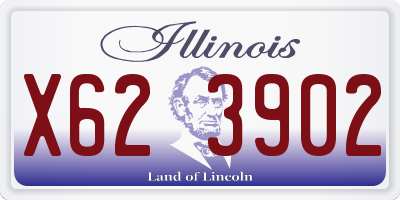IL license plate X623902
