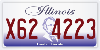 IL license plate X624223