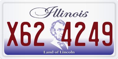 IL license plate X624249