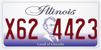 IL license plate X624423