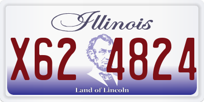 IL license plate X624824