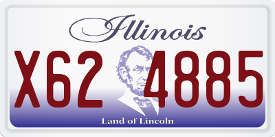 IL license plate X624885
