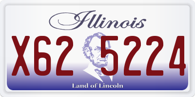 IL license plate X625224