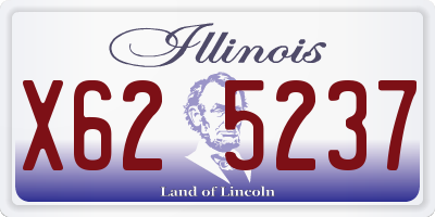 IL license plate X625237