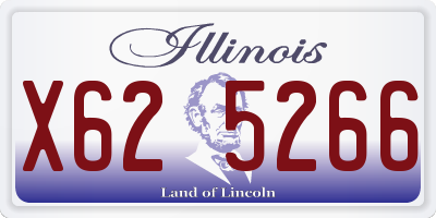 IL license plate X625266