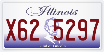 IL license plate X625297