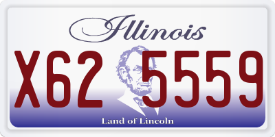 IL license plate X625559