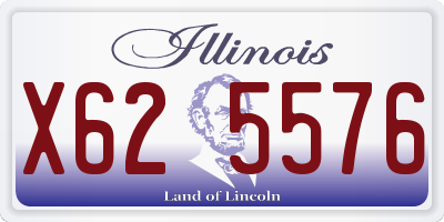 IL license plate X625576