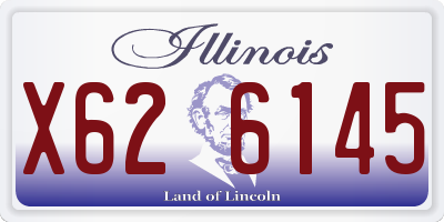 IL license plate X626145