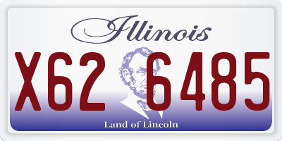 IL license plate X626485