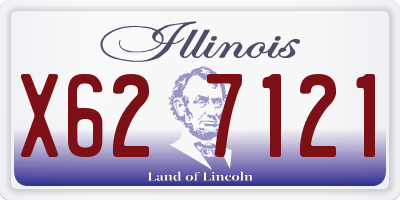 IL license plate X627121