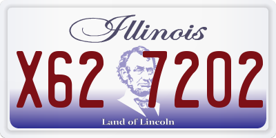 IL license plate X627202