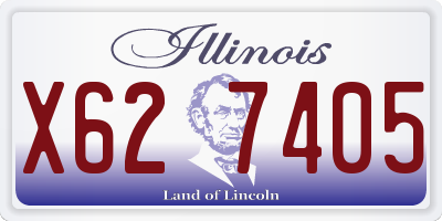 IL license plate X627405