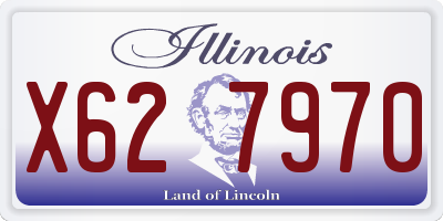 IL license plate X627970