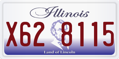 IL license plate X628115