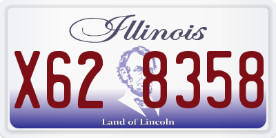 IL license plate X628358