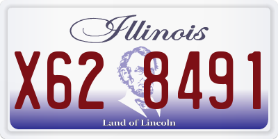 IL license plate X628491