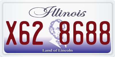 IL license plate X628688