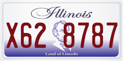 IL license plate X628787