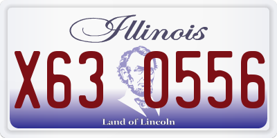 IL license plate X630556