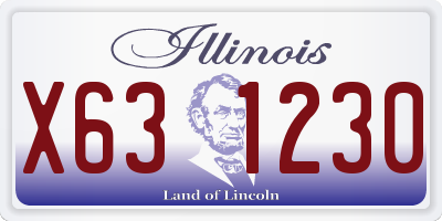 IL license plate X631230