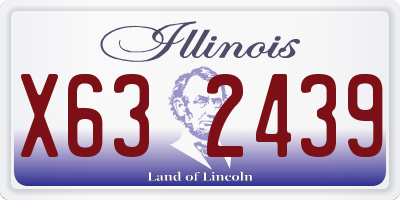 IL license plate X632439