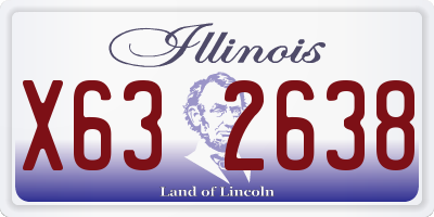 IL license plate X632638