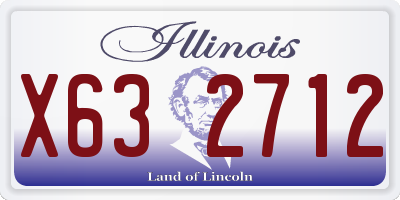 IL license plate X632712