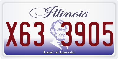 IL license plate X633905