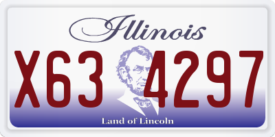 IL license plate X634297