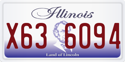IL license plate X636094