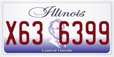 IL license plate X636399
