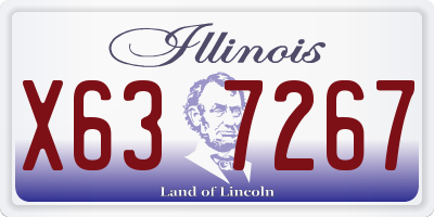 IL license plate X637267