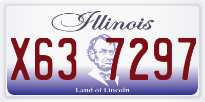 IL license plate X637297