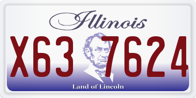 IL license plate X637624