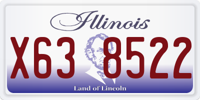 IL license plate X638522