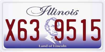 IL license plate X639515