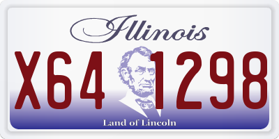 IL license plate X641298