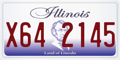 IL license plate X642145