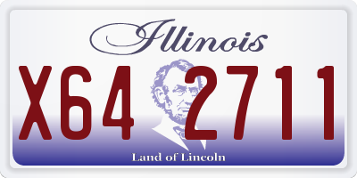 IL license plate X642711