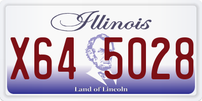 IL license plate X645028