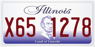 IL license plate X651278