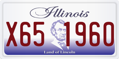 IL license plate X651960