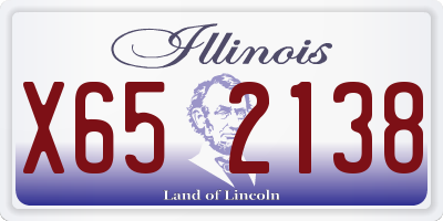 IL license plate X652138