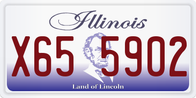 IL license plate X655902