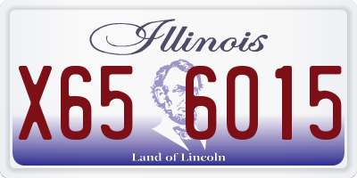 IL license plate X656015